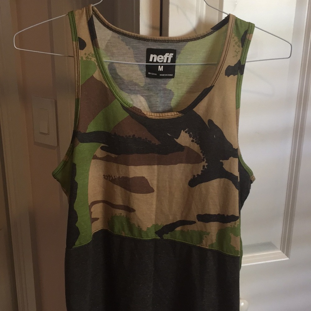 Camo Neff tank top size medium